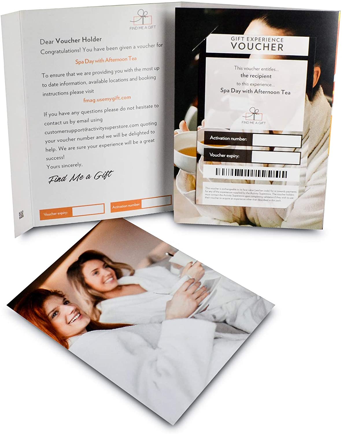 Activity Superstore Spa Day with Afternoon Tea for Two Gift Experience Voucher 18-month Validity, Experience Days, Spa - Image 2