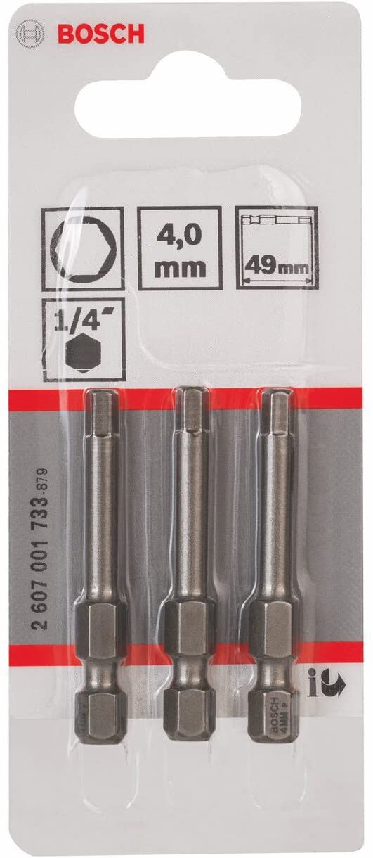Bosch 2607001733 Extra Hard Screwdriver Bit, Blue, 49mm - Image 2