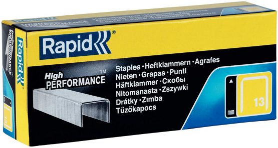 Rapid High Performance Staples, No.13, Leg Length 10 mm, 11840600 - 5000 Pieces - Image 3