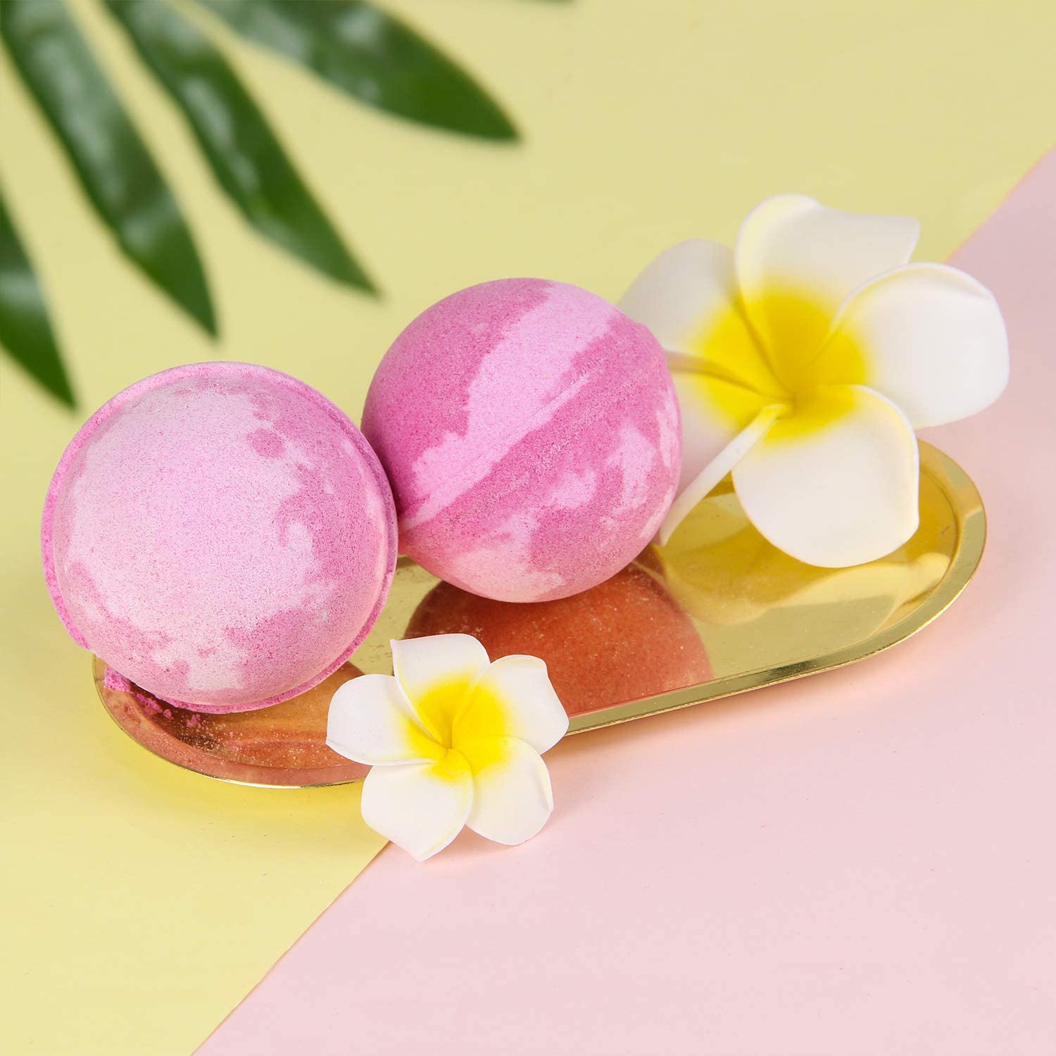 Body & Earth Bath Bombs Gift Set 6 X 4.2 oz Natural Essential Oils