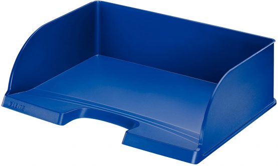 Leitz A4 Landscape Letter Tray, Jumbo, Blue, Plus Range, 52190035
