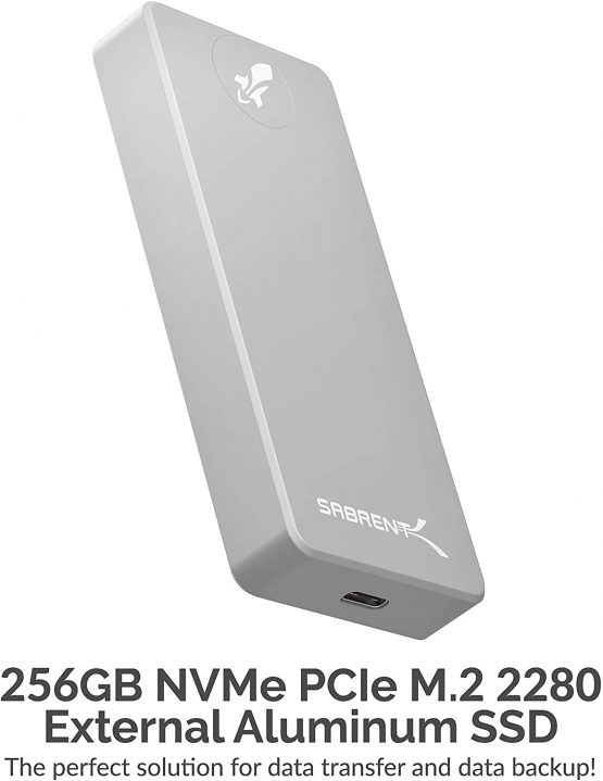 Sabrent Rocket Pro 256GB USB 3.2 External Aluminum SSD (SB-256-PRO) - Image 2