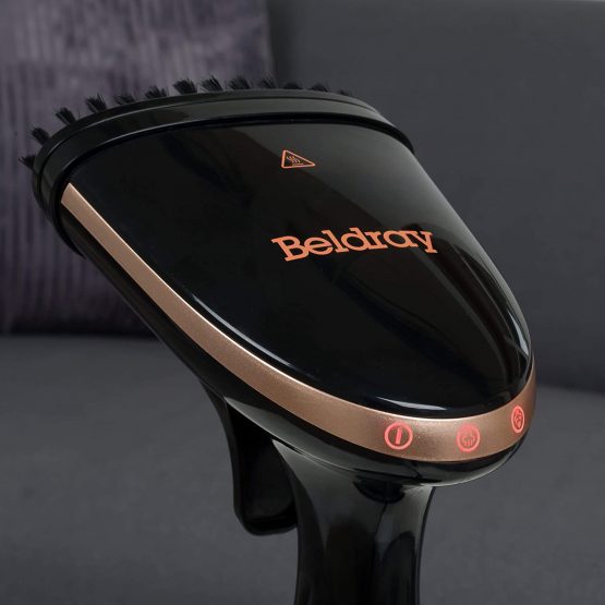 Beldray BEL0932RG 1500 W Handi Steam Max Pro Vertical Garment Steamer, Rose Gold Edition, 1500 W, 30 Second Heat Up Time, Perfect For All Fabric Types - Image 4