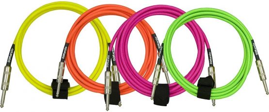 DIMARZIO ep1718ssor instrument-câble Headphone Jack Neon Orange