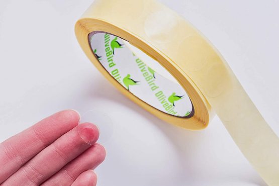 1,000 Clear Round Stickers 20mm / 2cm Diameter - Image 3