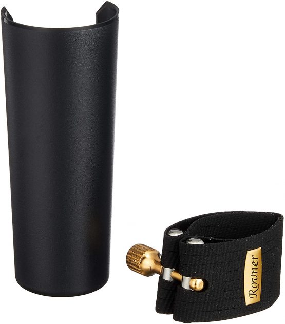 Rovner C-2R MK111 C-2R B-Flat Tenor Saxophone Ligature - Black - Image 2