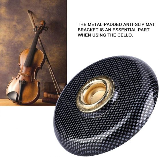Dilwe Cello Anti-slip Pad, Violoncello Anti-slip Pad End Pin Stand Holder Floor Protector Accessory - Image 2