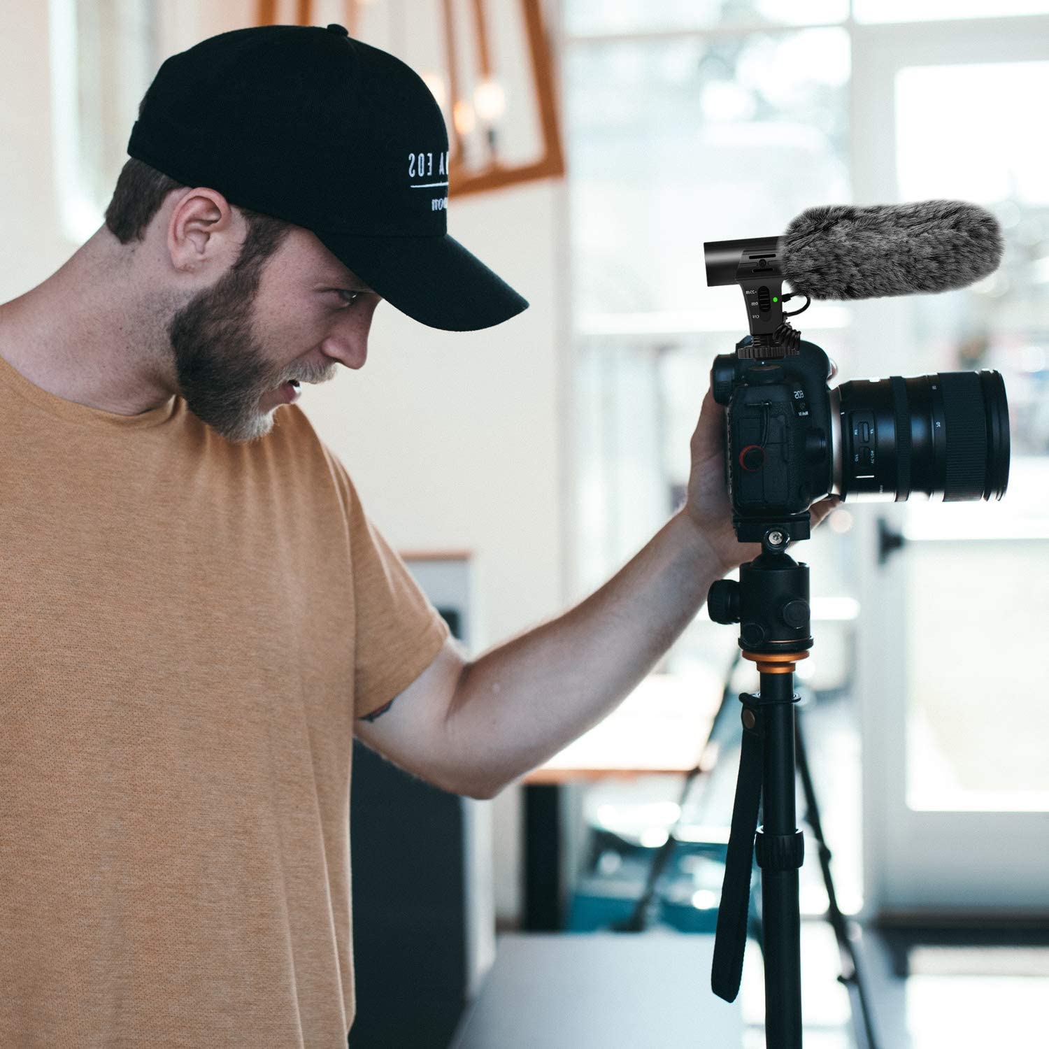 Tikysky Camera Microphone, Video Microphone for Dslr Interview Videomic Shotgun Microphones for Canon Nikon Sony Panasonic Fuji - Image 3