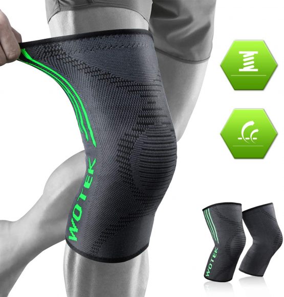 Knee Support, 2 Pack Knee Brace for Men and Women