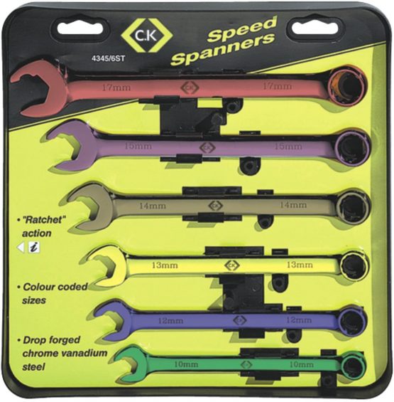 C.K T4345/6ST Speed Combination Spanner Set