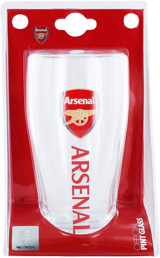 Official Premier League Arsenal FC Crest Pint Glass - Image 2