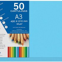 Dohe - Cardboard 50 Sheets in A3 - Ocean Blue