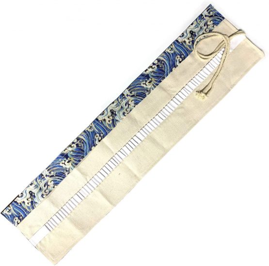 Canvas Pencil Wrap Case, DOITEM 72 Holes Colored Pencil Roll Holder Storage Pouch for Artist, School, Office and Animal - Image 3