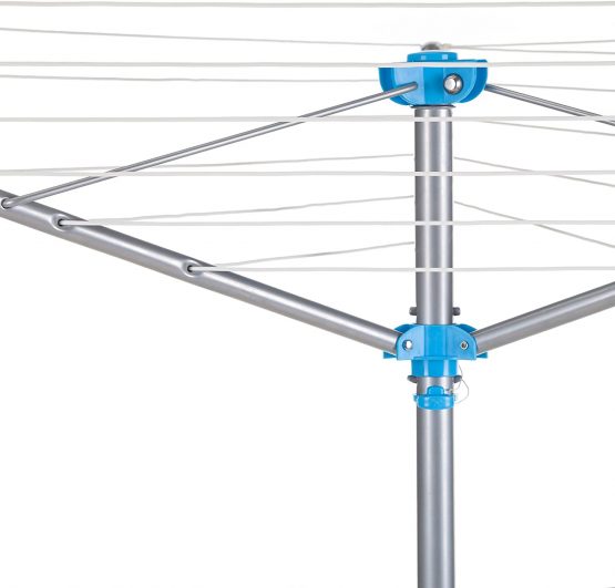 Minky IH87701102 Freestanding Indoor/Outdoor Airer with 15 m Drying Space, Metal, Silver - Image 4