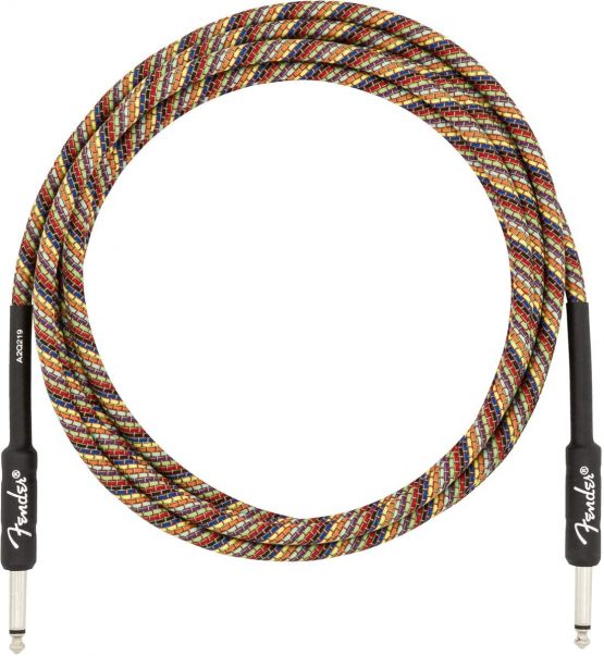 Fender® Festival - Instrument Cable - 10 ft (3m) - STR/STR - Rainbow - Image 4