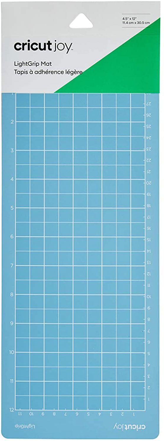 Cricut Joy LightGrip Mat, 11.4 cm x 30.5 cm (4.5" x 12"), Blue, Large