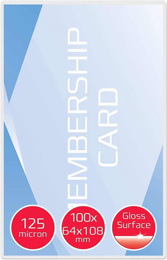 GBC 64x108mm 2x125 Micron Gloss Card Laminating Pouches, Pack of 100, 3740433 - Image 3