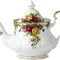 Royal Albert Old Country Roses Teapot M/S 0.8Ltr White, Bone China