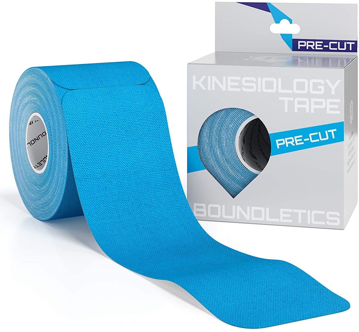 Kinesiology Tape Pre Cut for Easy Taping of Spine, Shoulder, Neck, Hand, Finger, Knee or Heels