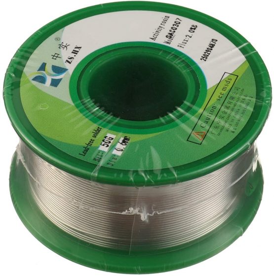 ZSHX Lead Free Solder Wire Sn99 Ag0.3 Cu0.7 Rosin core Solder Wire for Electrical Soldering (1.0mm 100g) - Image 4