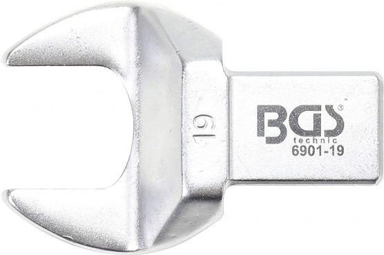 BGS 6901-19 | Open-End Push Fit Spanner | 19 mm | Square Size 14 x 18 mm