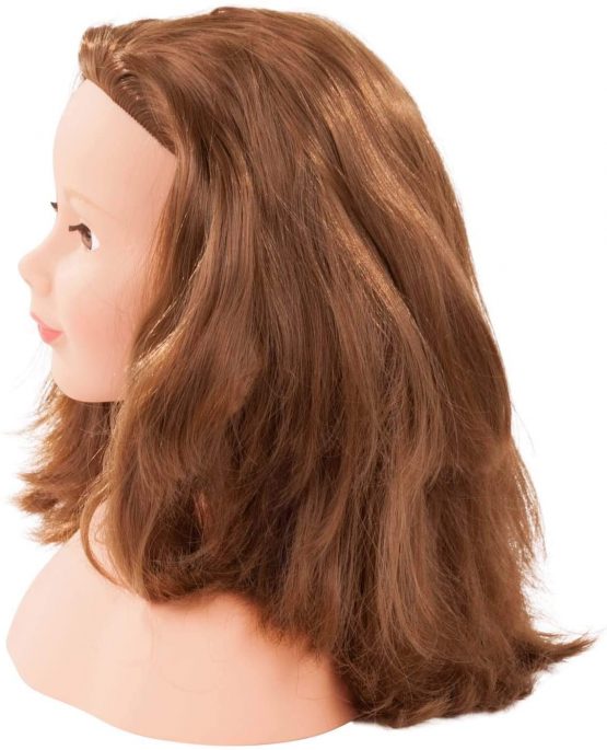 Gotz 1192053 Styling head with brown hair, brown eyes and accessories - make-up hair dressing head with 58 pieces - suitable agegroup 3+ - Image 2