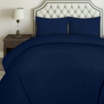 Utopia Bedding Double Duvet Set - Soft Microfibre Duvet Cover with Pillow cases - Bedding Quilt Cover Set (Navy)