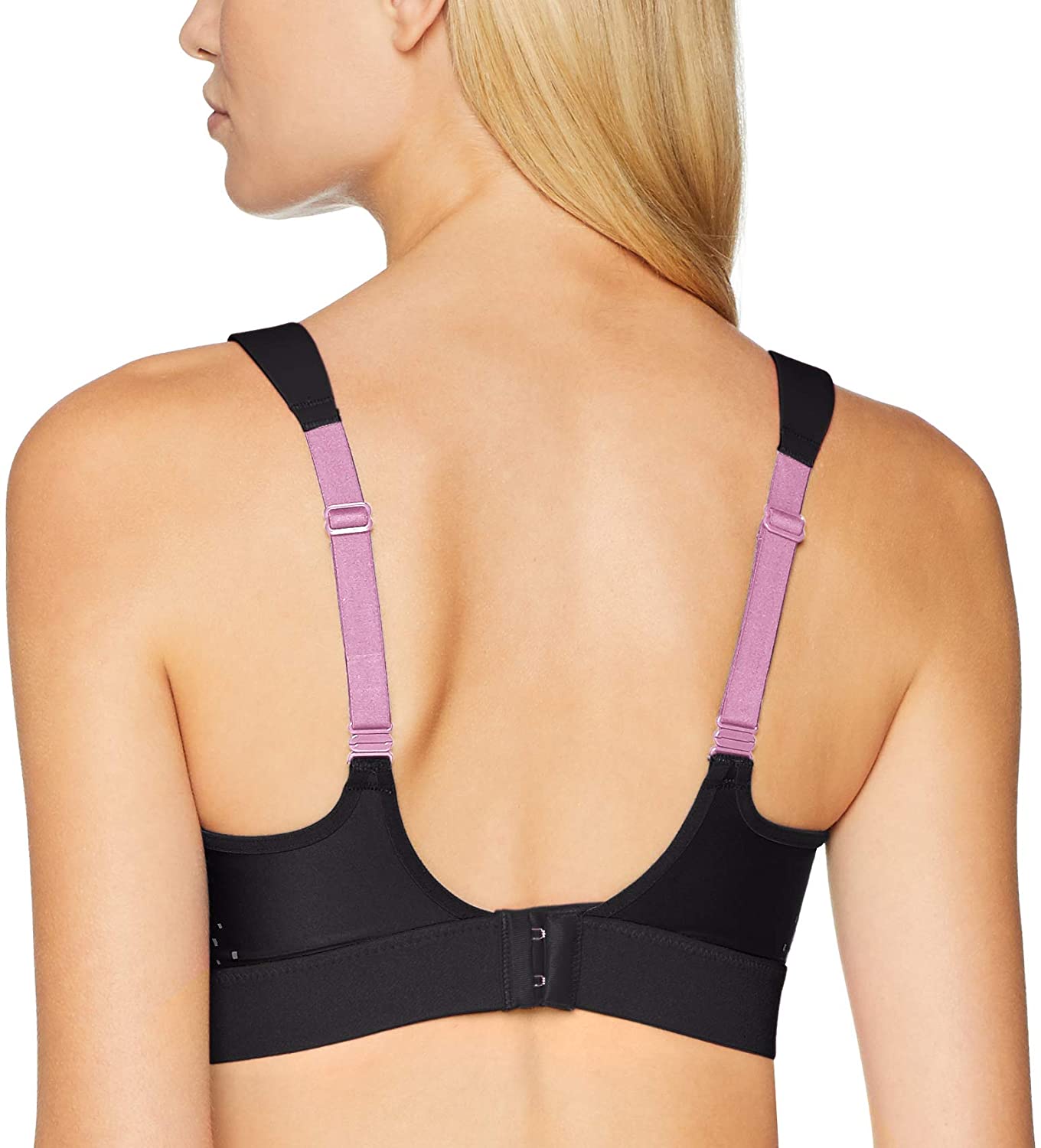 Triumph Women's Extreme Lite N Ex Sports Bra Non-Wired, Black, 34DD - Image 2