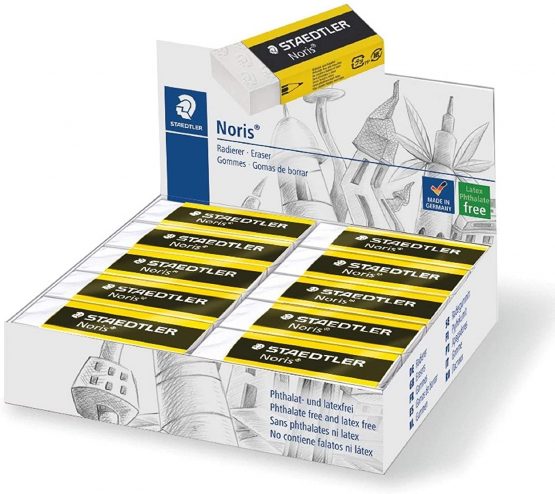 Staedtler 526 N20 - Rubber, 20 Pieces.