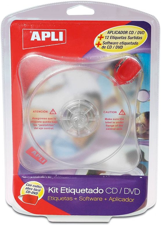 APLI 10959CD/DVD Label Hub Kit + Software BigaMart