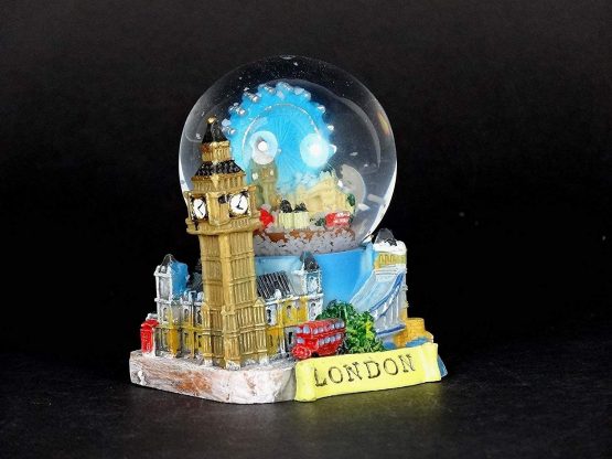 Snow Globes Small 3D Collage, Detailing London Landmarks Big Ben, Tower Bridge etc. - London Souvenir - Image 3