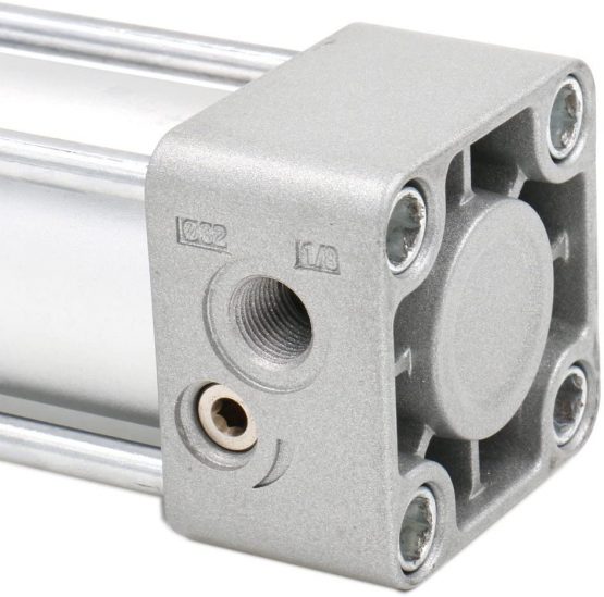 Heschen Pneumatic Standard Cylinder SC 32-400 PT1/8 port 32mm(1 1/4 inch) Bore 400mm(16 inch) Stroke Single Rod Double Action - Image 3
