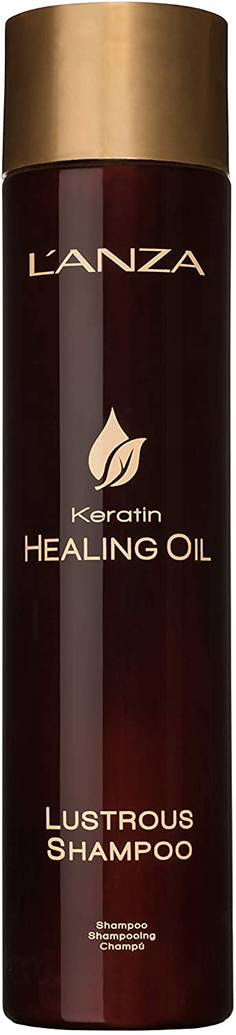 L'ANZA Keratin Healing Oil Shampoo 300 ml, brown/gold, 300 ml (Pack of 1)