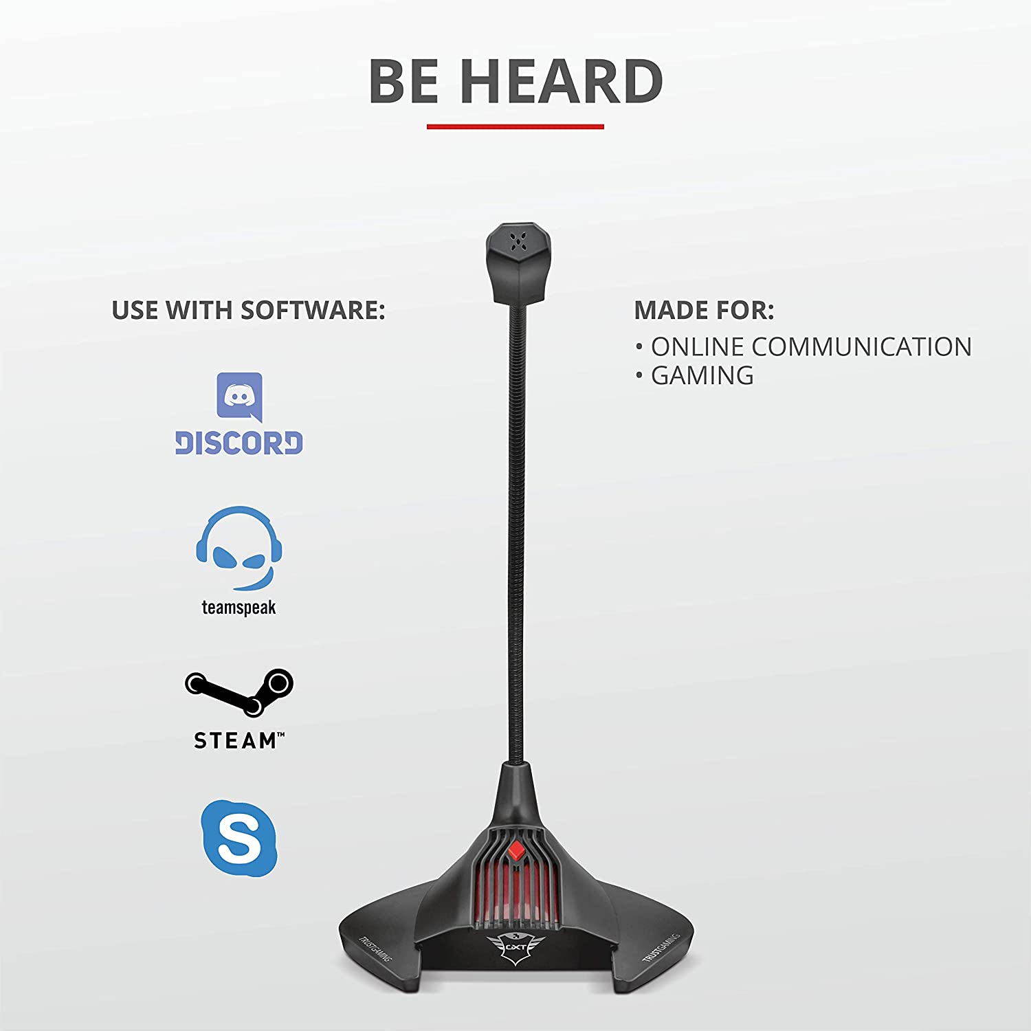 Trust Gaming GXT 239 Nepa Gaming Microphone for PC and Laptop - Black - Image 4