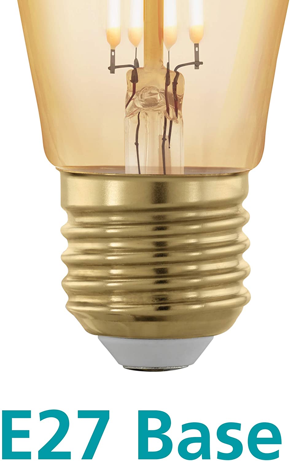 EGLO 11695 E27-LED Amber, Gold, L 102 mm diameter 48 mm - Image 2