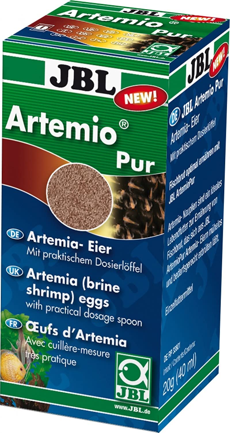 JBL ArtemioPur 40 ml, Artemia eggs for the production of live food, Beige, 40 ml (Pack of 1)
