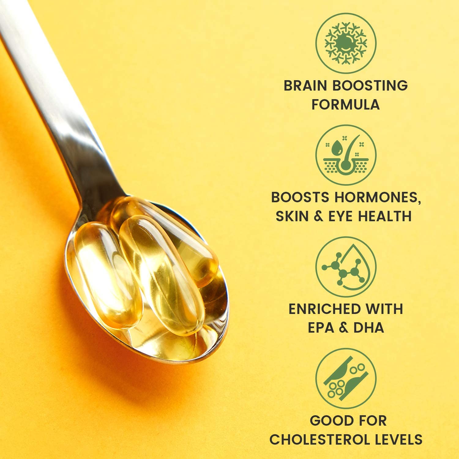 Omega 3 Fish Oil 2000mg, 240 Softgels (4 Months Supply), 660mg EPA & 440mg DHA, Omega 3 Fatty Acids Supplements - Image 4