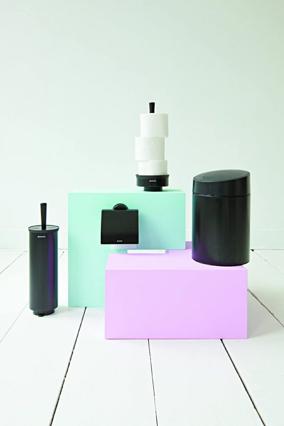 Brabantia Toilet Roll Dispenser - Black - Image 3