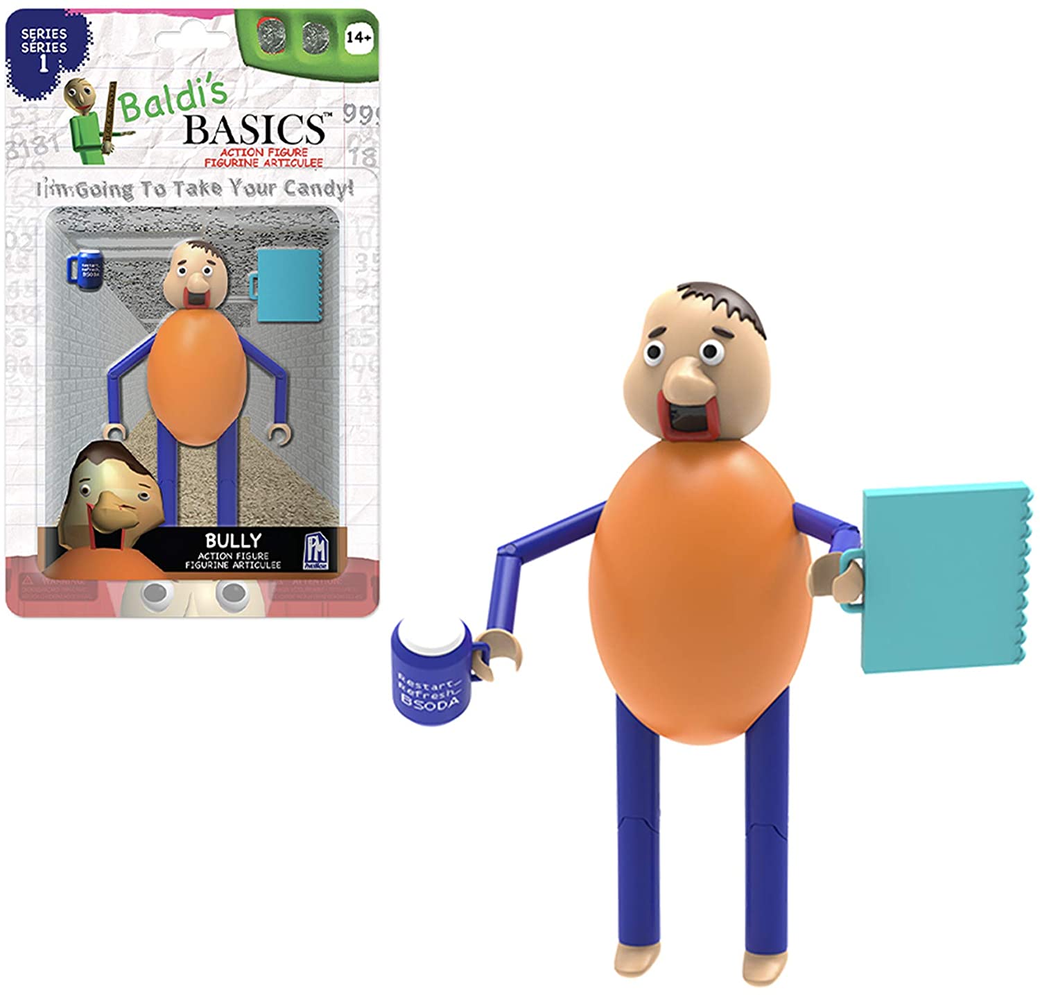 Baldi's Basics 5" Action Figure (Bully), Multicolour - Image 3