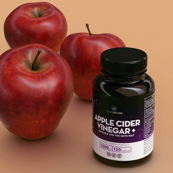 Apple Cider Vinegar Capsules 1000mg per Daily Serving ACV Plus