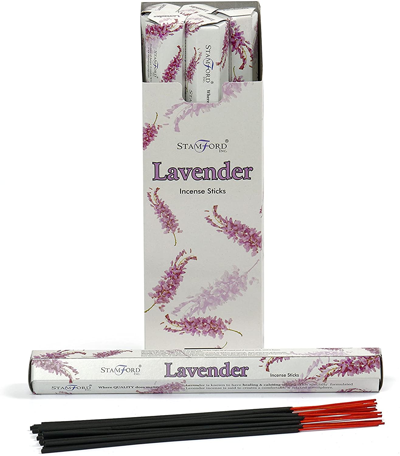 STAMFORD INC 37102 Lavender Incense Sticks, 20 Sticks x 6 Packs - Image 2