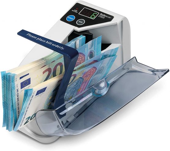 Safescan 2000 Portable Banknote Counting Machine - Grey