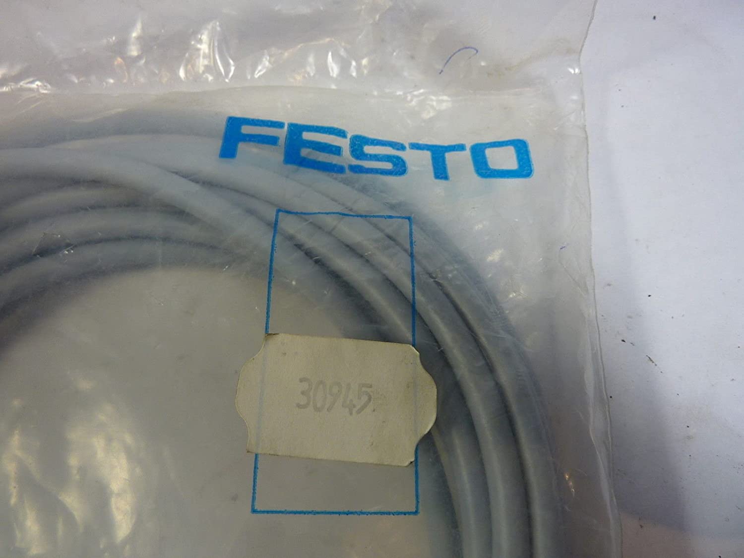 Festo 30945 Model KME-1-24DC-5-LED Plug Socket With Cable, White - Image 2