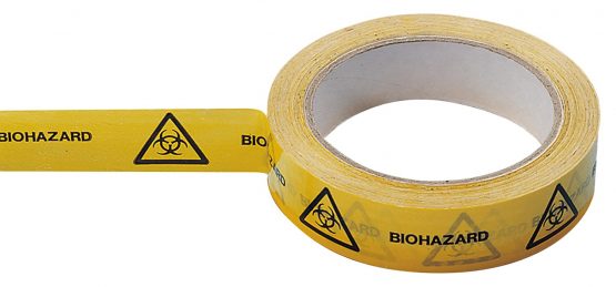 Neolab 2 7010 Biohazard Tape 25 mm x 66 m Roll Yellow