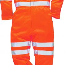 Portwest Hi-Vis Poly-cotton Coverall RIS, Regular Length, Colour: Orange, Size: 4XL, RT42ORR4XL