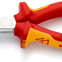 KNIPEX Snipe Nose Side Cutting Pliers (Radio Pliers) 1000V-insulated (160 mm) 25 06 160 SB (self-service card/blister)