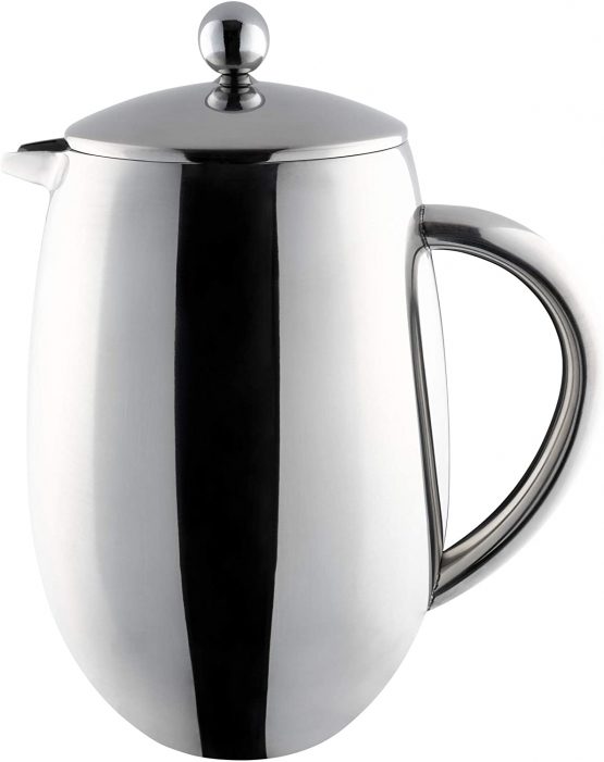 Café Olé BFD Cafetière, Stainless Steel, Mirror, 6 Cup