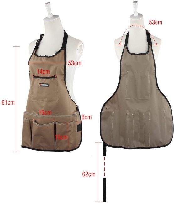 Discoball Oxford Cloth Garden Apron Thickening Garden Tools Belt Multifunction Waterproof Wear-resistant for Women Men - Image 4