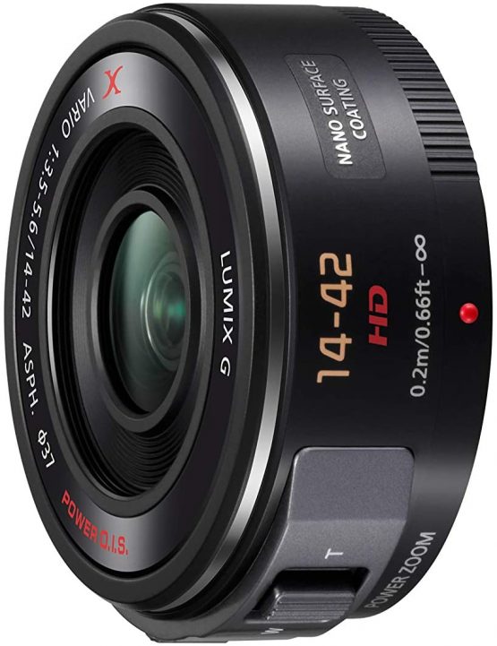 Panasonic LUMIX H-PS14042E-K Powerzoom 14-42 mm GX Vario Lens - Black