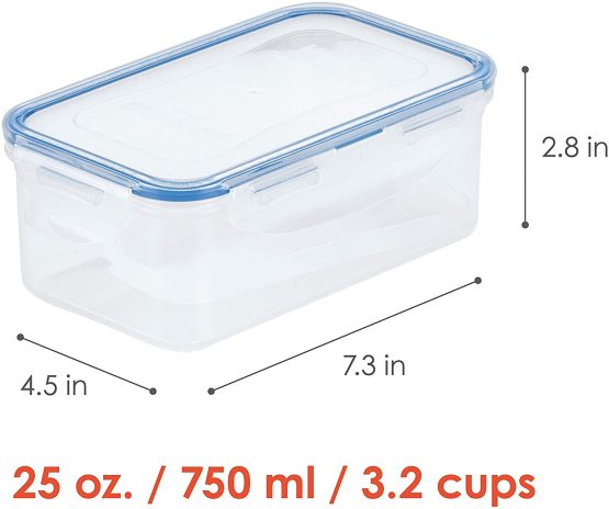 Lock & Lock Butter Keeper, Clear, 18 x 11 x 6.5 cm - Image 2